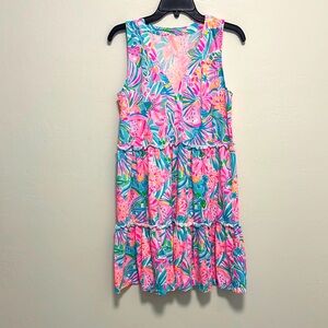 Perfect, used 1 time,  Lilly Pultizer Colorful Sleeveless Floral Dress